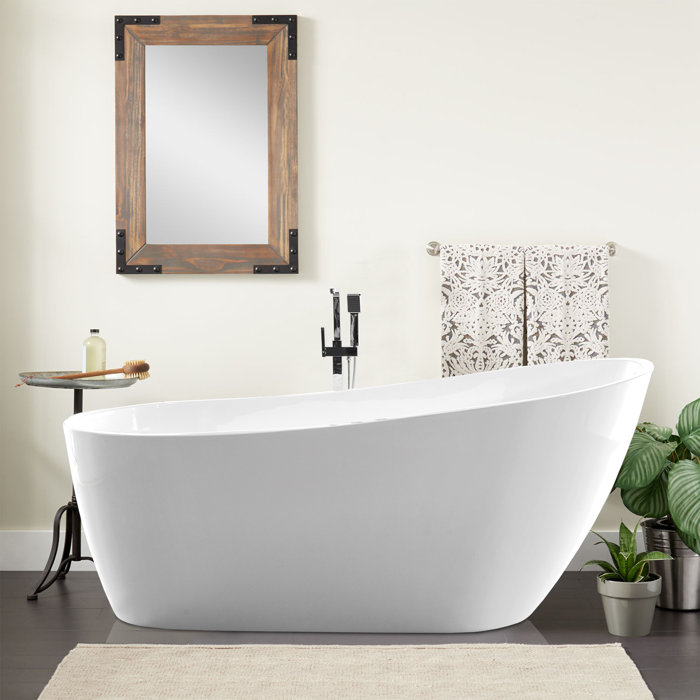 Vanity Art 55.3" X 28.3" Freestanding Soaking Bathtub & Reviews Wayfair